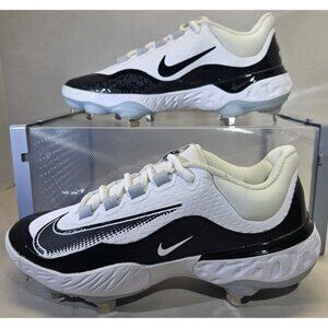 Nike React Men"s Alpha Huarache Elite 4 Low Metal Baseball Cleats Size 7.5